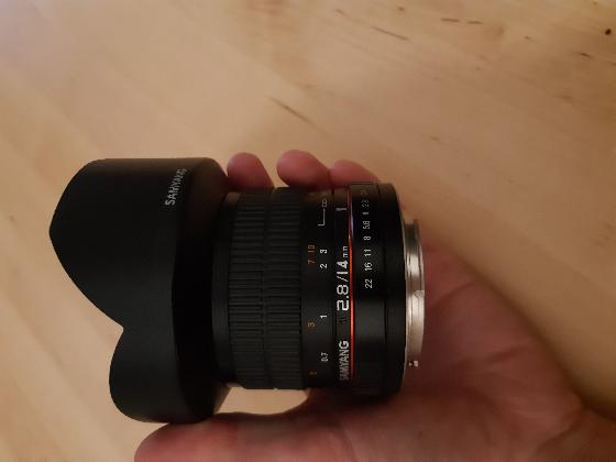 Objectif Samyang 14mm f/2.8 monture Canon