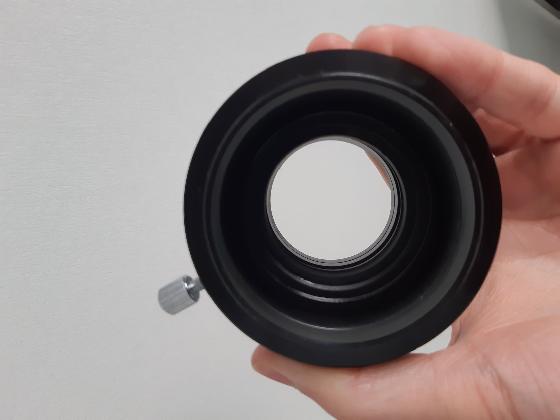 Correcteur de champ TS Flat 72 et bague M48 vers Canon Eos