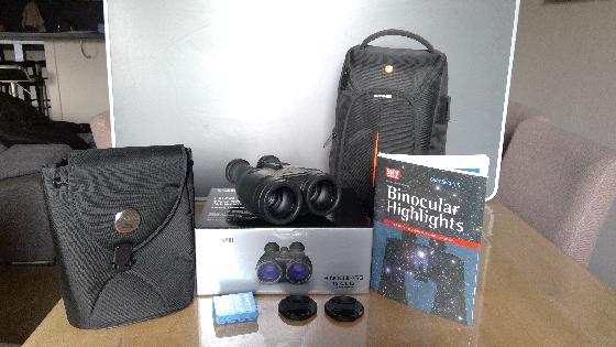 Pack jumelles Canon 15x50 IS stabilisées