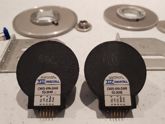 Codeurs et pignons pour Cercles Digitaux losmandy G11