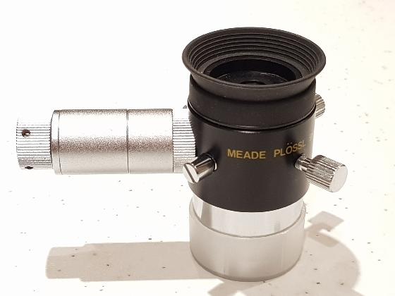 Oculaire réticulé Meade 9mm éclairé et réglable 