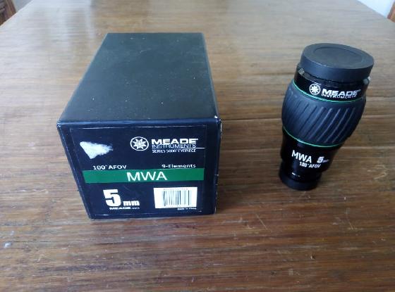 3 oculaires MEADE 5000 MWA - 100°