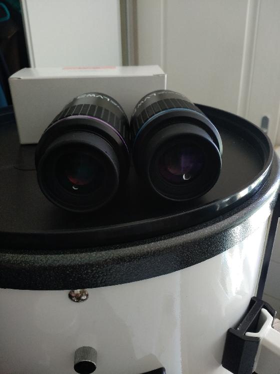 Oculaires Vixen LVW 5 et 3.5mm