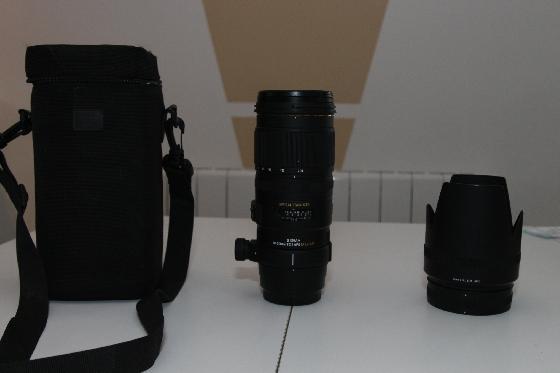 Sigma 70 -200 F2.8 APO DG OS HSM EX monture canon