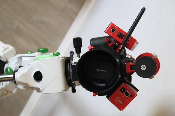 Mini setup tout automatisé SA GTI Samyang135mm Asiair EAF