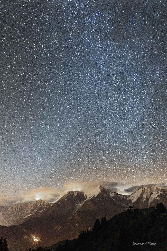 Lenticulaires, zodiacale et Voie Lactée