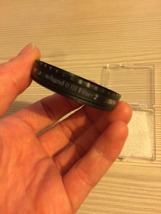 Vends filtres OIII, UHC, Hbeta et CLS en 2" et 1.25"