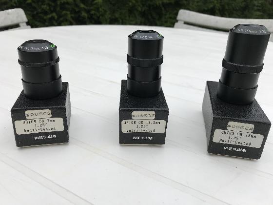 Oculaires ORION abbé/ortho 31.7 " JAPAN" multi coated - baisse de prix--