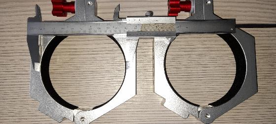 Paire anneau aluminium 95mm neuf