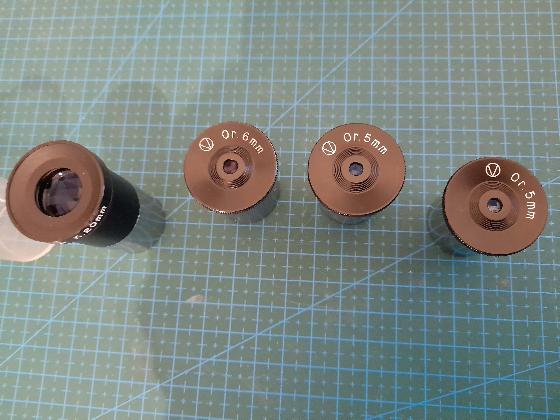 Oculaires Vixen Or et Kellner