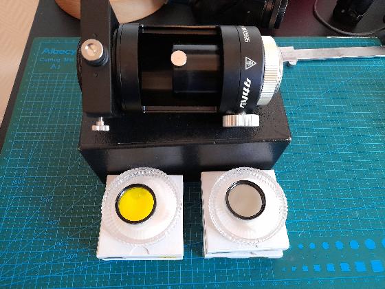 Adaptateur de projection oculaire Takahashi et filtres Takahashi