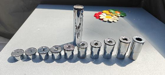 Oculaire clavé chromé set complet Focale 3mm - 25mm + barlow