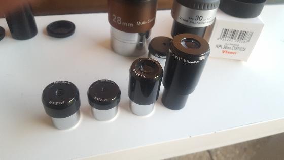 vend (ou échange) oculaires 31.75 24.5 et coulant 2