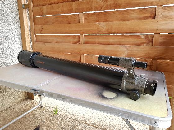 2 lunettes 102 1000, Vixen et Celestron