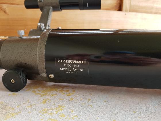 2 lunettes 102 1000, Vixen et Celestron