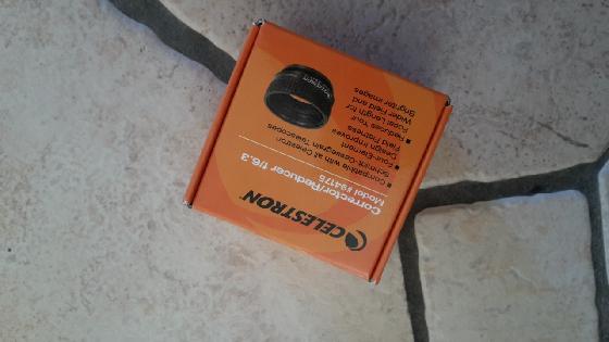 Reducteur de focal celestron 6.3