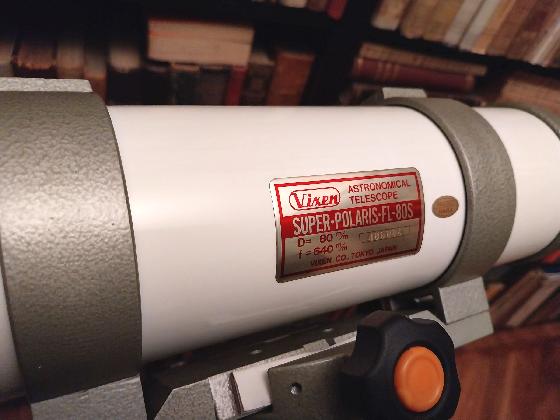 Vixen Fluorite FL80-S (f/8)