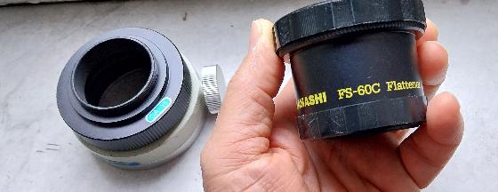Takahashi Correcteur de champ FS-60C F/6.2 (FS-60CFL) et accessoires