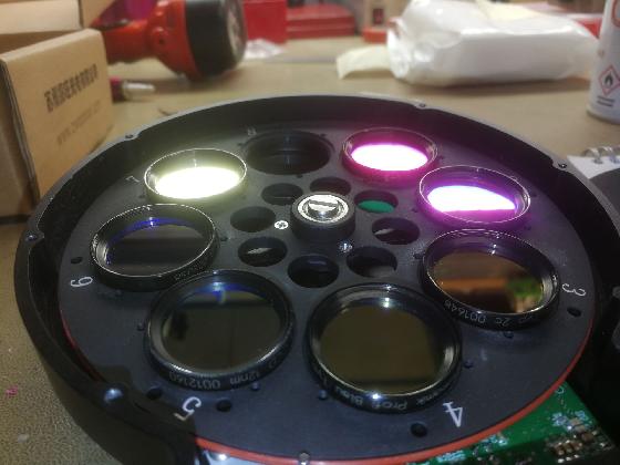 Camera ZWO ASI183MM PRO + RAF ZWO avec 7 filtres 1.25" LRGBSHO