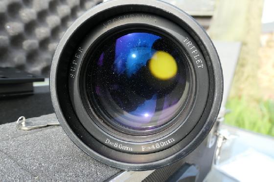 Lunette tripé Super APO 80 par 480 mm optiques LOMO