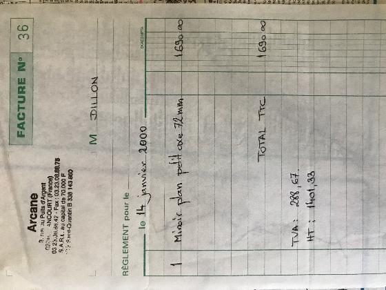 Miroir secondaire plan pour newton