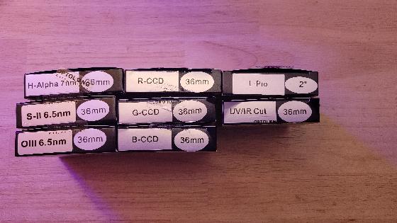 SBIG STF8300M + FW8 + 8 filtres