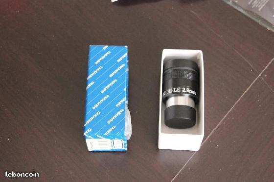 Oculaire Takahashi HI-LE 2.8mm 42° coulant 31.75