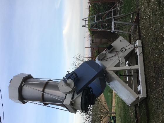 Télescope monture serrurier à finaliser