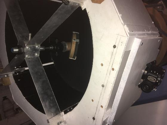 Télescope monture serrurier à finaliser