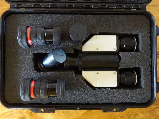 Tête bino Tele Vue avec 2 oculaires 19mm/65° NOUVEAU PRIX