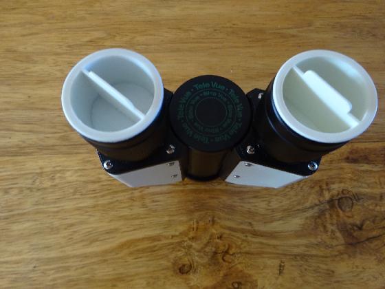 Tête bino Tele Vue avec 2 oculaires 19mm/65° NOUVEAU PRIX