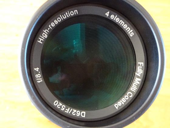 Lunette TS-Optics 62 mm f/8,4 à 4 éléments