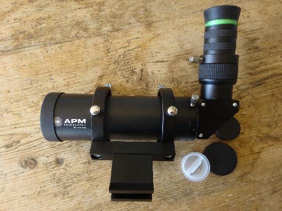 Chercheur lunette APM 50mm 90 °, oculaires échangeables