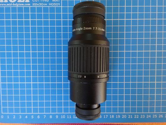 Oculaire APM Super Zoom 7,7 mm à 15,4 mm avec connexion 2'' & 1,25" 