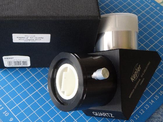 Renvoi coudé 50,8mm Kepler à miroir Quartz