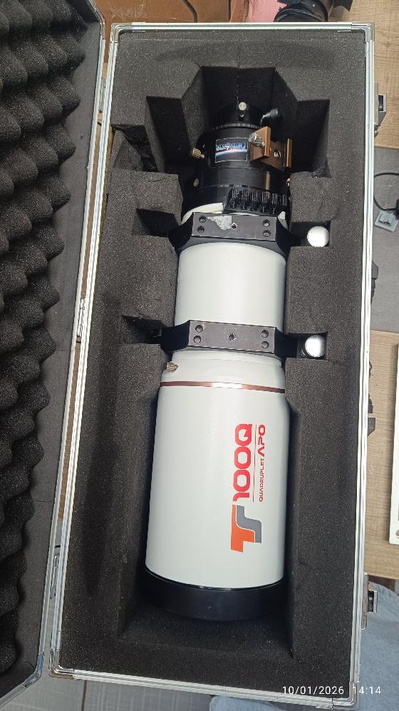 Imaging Star 100 mm f/5.8 Quadruplet Apo with field flatener TSQ100