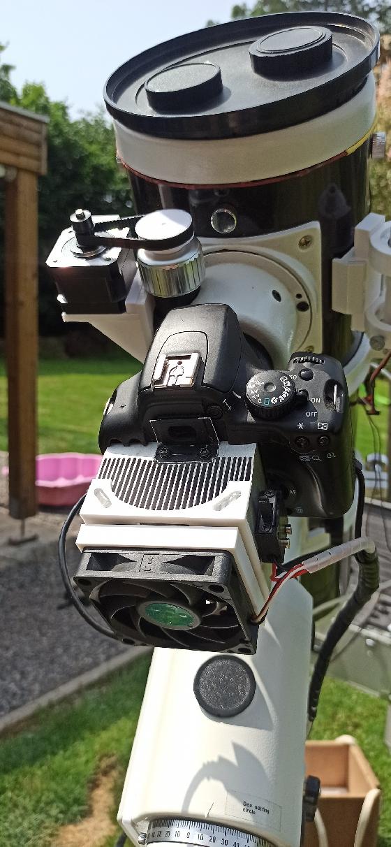 Setup complet d'astrophotographie orienté ciel profond