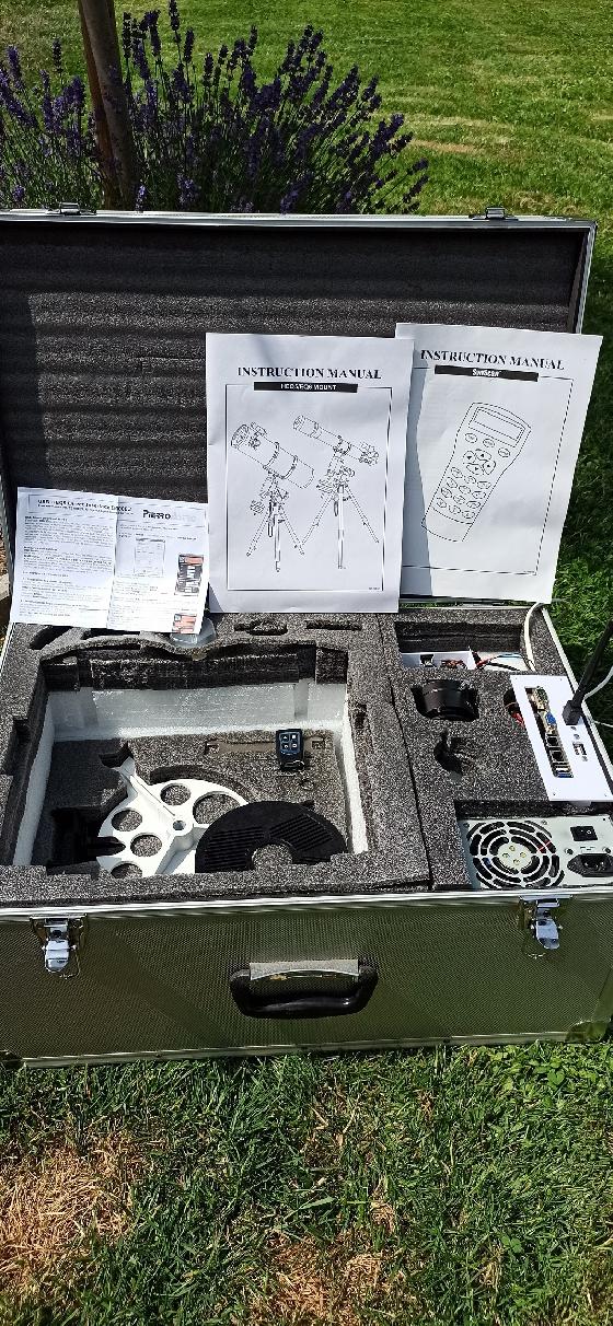 Setup complet d'astrophotographie orienté ciel profond