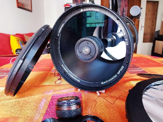 Celestron C8 XLT + Correcteur/Reducteur + Accessoires photo