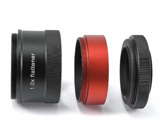Aplanisseur de champ pour lunette TS-Optics REFRACTOR 1.0x Flattener pour capteur full frame - M63x1