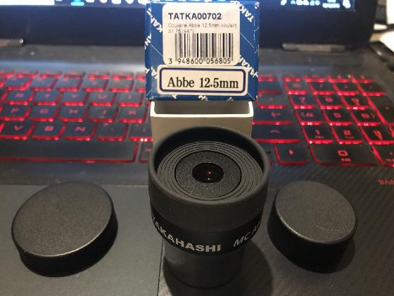 Oculaire Takahashi MC Abbe Orthoscopic 12,5 mm Made in Japan