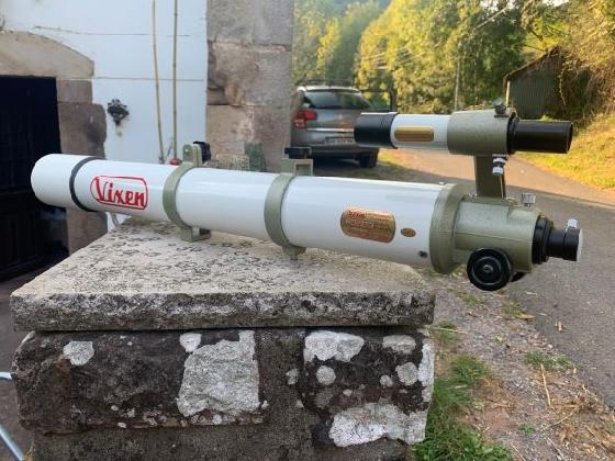 VIXEN CUSTOM 80M JAPAN with accessories - 80/910 & F11,4 - 1982