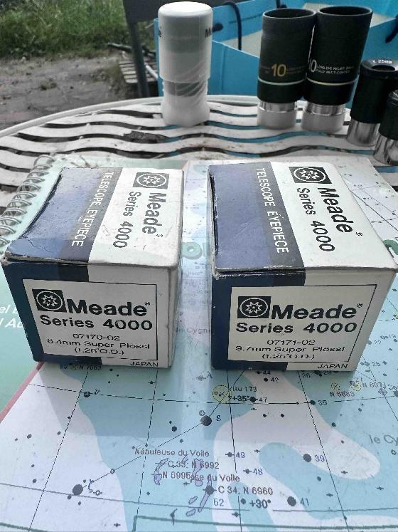 Meade Series 4000 Super Plossl 6,4 mm & 9,7mm (1,25") - Made in Japan - Rare