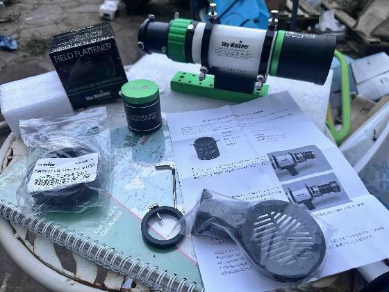 Skywatcher lunette guidage Evoguide 50 ED V2 + Accessoires + Flattener SW