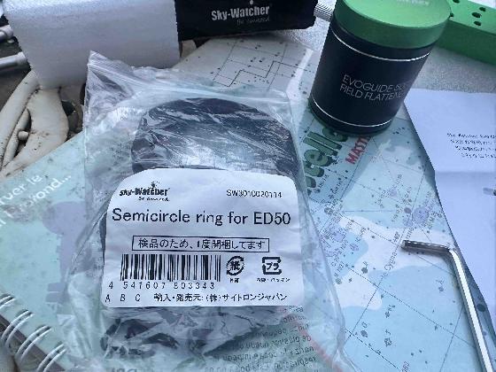 Skywatcher lunette guidage Evoguide 50 ED V2 + Accessoires + Flattener SW