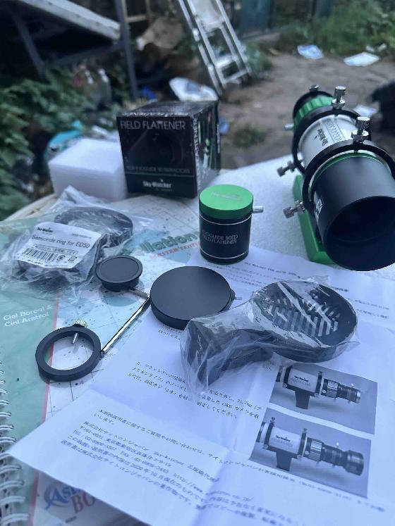 Skywatcher lunette guidage Evoguide 50 ED V2 + Accessoires + Flattener SW