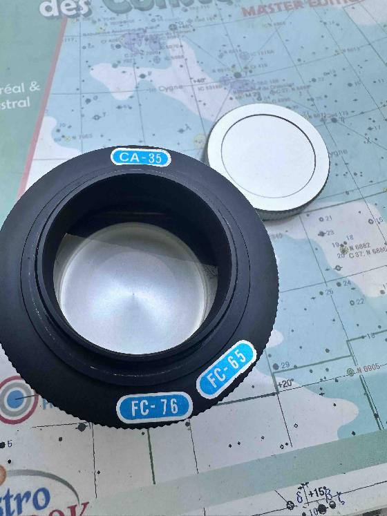 Takahashi Focal Reducer for FC76 x0,73 +Bague CA35