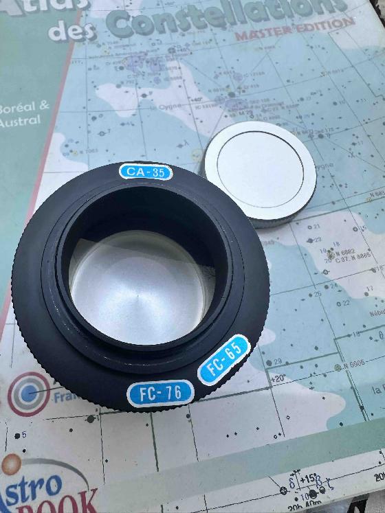 Takahashi Focal Reducer for FC76 x0,73 +Bague CA35