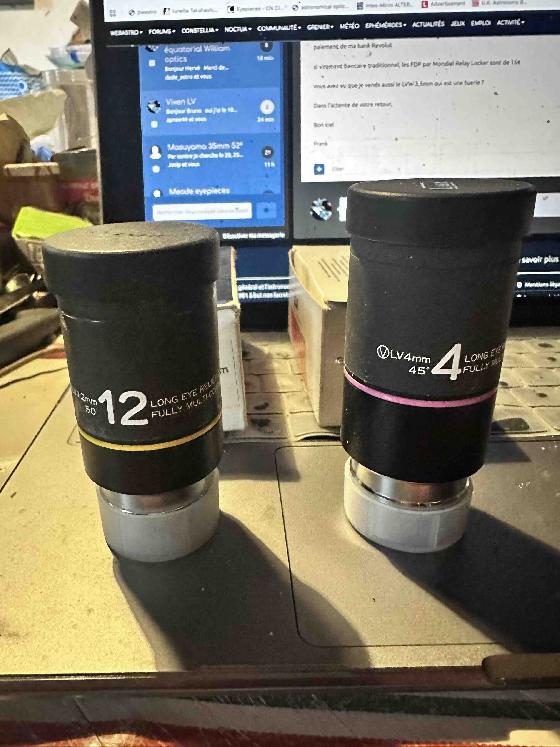 Vixen Lanthane LV 4mm et LV12mm Neuf - Made in Japan - RARE