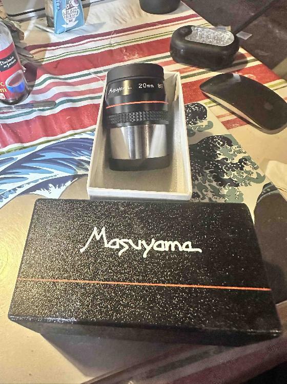 MASUYAMA Eyepiece 20mm 85° 2" Made in Japan